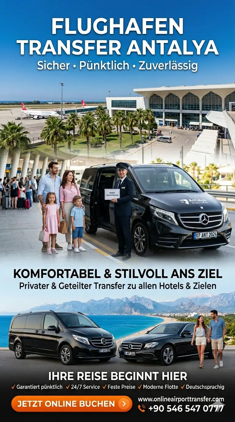 VIP Transfer Antalya Flughafen nach Side