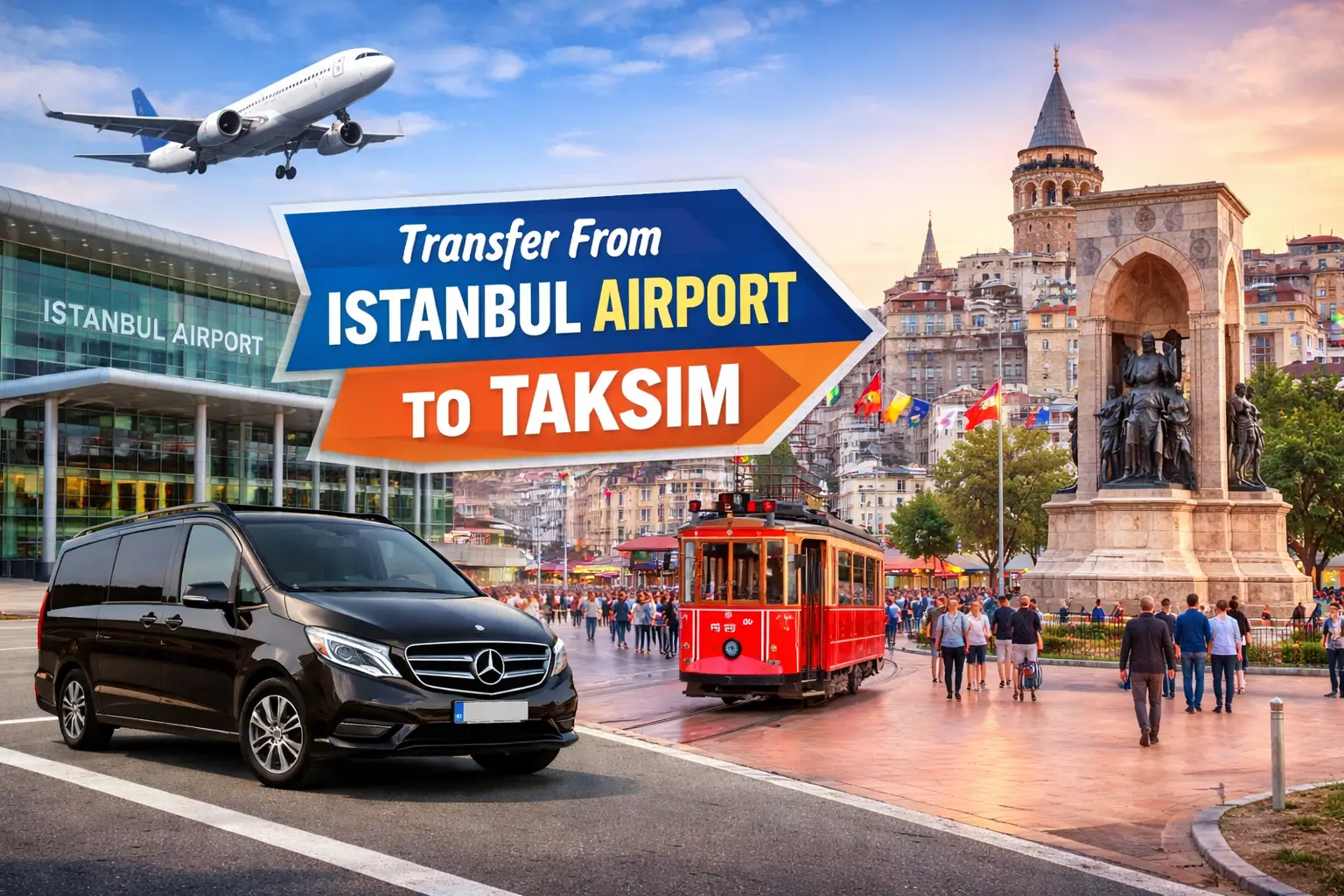 Private Transfer Istanbul Airport to Taksim - SunShuttle VIP 2026